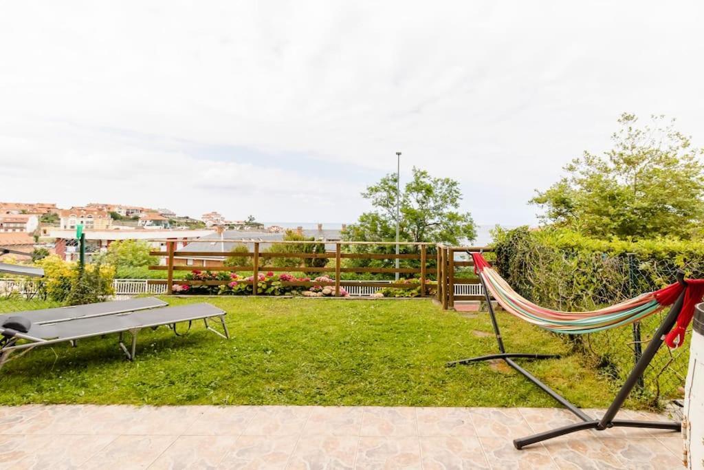 Casa De Las Flores - Apartamento Con Jardin Privado Frente A La Playa De Comillas Kültér fotó